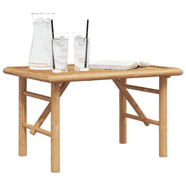 vidaXL Stolik kawowy Brązowy 70 x 40 x 36 cm Bambus