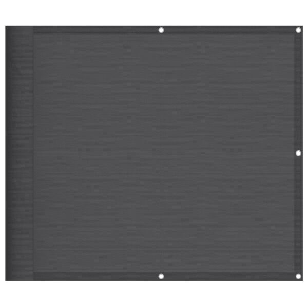 vidaXL Parawan balkonowy, antracyt, 90x700 cm, 100% poliester Oxford