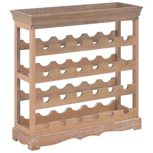vidaXL Szafka na wino, brązowa, 70x22,5x70,5 cm, MDF
