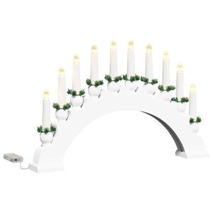 vidaXL Świąteczny Łuk Świec z 10 Świecami LED LED Ciepła biel