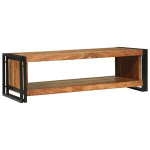 vidaXL Stolik kawowy Brązowy 120 x 50 x 38 cm Lite Drewno Akacji