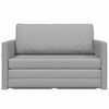 vidaXL Sofa Bed 110cm Szary chmur tkanina