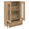 vidaXL Highboard z szufladą Dąb rzemieślniczy 70 x 31 x 115 cm