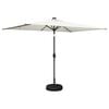 vidaXL Parasol ogrodowy z LED-owymi lampkami 200 x 300 cm Poliester