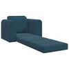 vidaXL Sofa Bed Niebieski 98 x 71 x 83 cm Aksamit