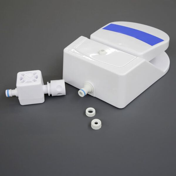 Kerbl Poidło dla zwierzaka Bubble, 25,5x18x8 cm, biało-niebieskie