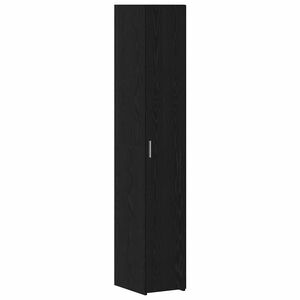 vidaXL Highboard 2 pcs Czarny Dąb 30 x 42,5 x 185 cm