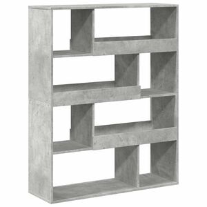 vidaXL Regał/przegroda do pokoju, szarość betonu, 100x33x125,5 cm