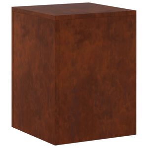 vidaXL Stojak na rośliny Rdzawy 30 x 30 x 40 cm Stal kortenowska