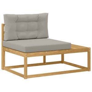 vidaXL Sofa końcowa na zewnątrz Biały 115 x 83 x 73 cm Poliester