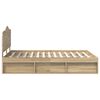 vidaXL Ramka ł&oacute;żka Sonoma 140 x 200 cm Lite drewno sosnowe