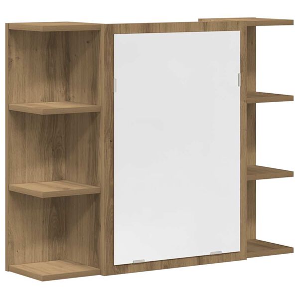 vidaXL 3-częściowy zestaw mebli łazienkowych, dąb artisan