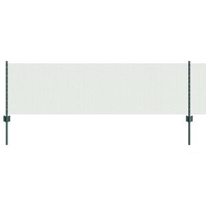 vidaXL Sześciokątne ogrodzenie z słupkiem 50 x 0,6 m Stal pokryta PVC