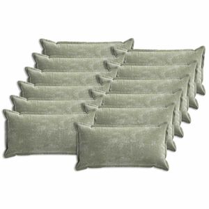 vidaXL Poszewka na poduszkę 12 pcs HOUTEN zielony 40 x 80 cm