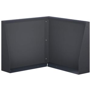 vidaXL Mur oporowy 50 x 50 x 30 cm Stal antracytowy