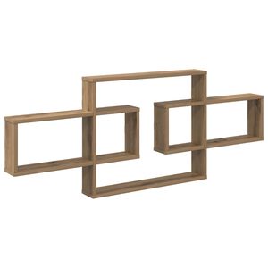 vidaXL P&oacute;łka ścienna Dąb artisan 130 x 10 x 50 cm Drewno inżynieryjne