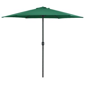vidaXL Parasol ogrodowy na aluminiowym słupku, 270x246 cm, zielony