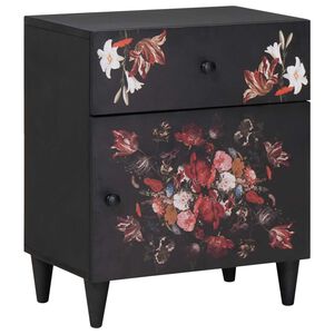 vidaXL Stolik nocny Wielokolorowe 50 x 33 x 60 cm Drewno z mango