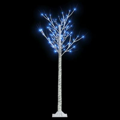 vidaXL Wierzba z oświetleniem, 140 niebieskich diod LED, 1,5 m