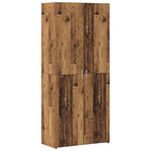 vidaXL Highboard 2 pcs Stare drewno 80 x 42 x 185 cm
