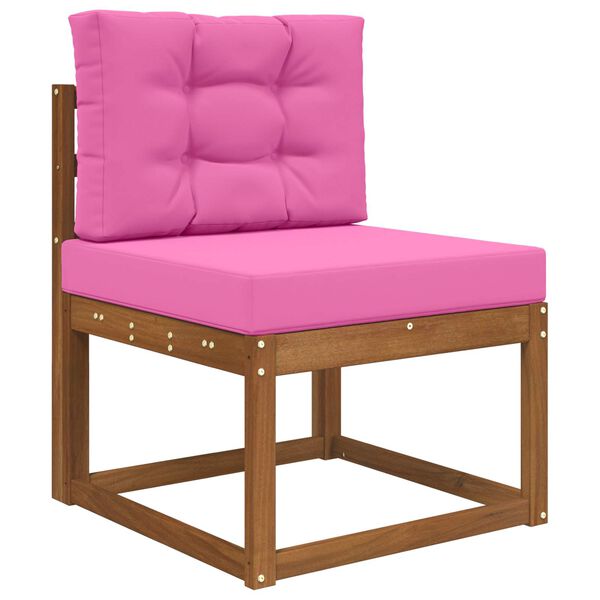 vidaXL Poduszka do sofy na zewnątrz 2 pcs R&oacute;żowy Poliester