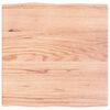 vidaXL Blat, jasnobrązowy 60x60x(2-4) cm drewno z naturalną krawędzią