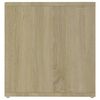 vidaXL Szafki TV, 2 szt., biel i dąb sonoma, 72x35x36,5 cm, płyta