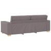 vidaXL Sofa 3 pcs Ciemnoszary 220 x 80 x 84 cm Tkanina lniana
