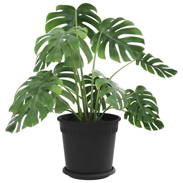 vidaXL Doniczki 6 pcs Czarny &Oslash; 19 x 16 cm Z tworzywa sztucznego