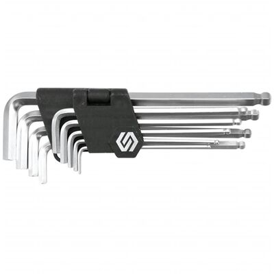 VOREL Zestaw kluczy imbusowych Vorel 2,5-10 mm, 9 szt.