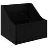 vidaXL Pudełko na płyty LP Czarny dąb 37 x 33 x 32 cm