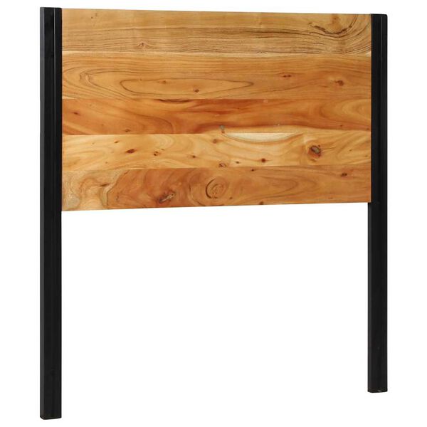 vidaXL Zagł&oacute;wek 100 cm lite drewno akacjowe i żelazo