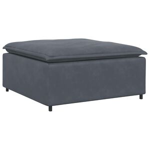 vidaXL Podn&oacute;żek do sofy modułowej modułowej Ciemnoszary 100x100x48 cm