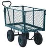 vidaXL Ogrodowy w&oacute;zek ręczny, zielony, 350 kg