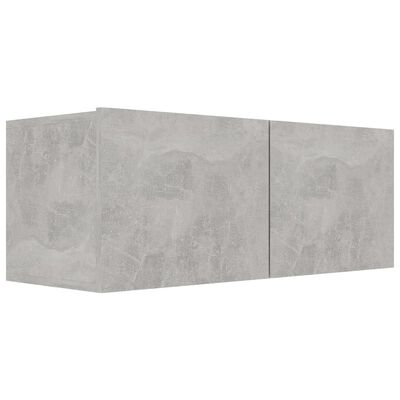 vidaXL 3-częściowy zestaw szafek telewizyjnych, szarość betonu