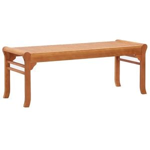 vidaXL 2-osobowa ławka ogrodowa, 120 cm, lite drewno eukaliptusowe
