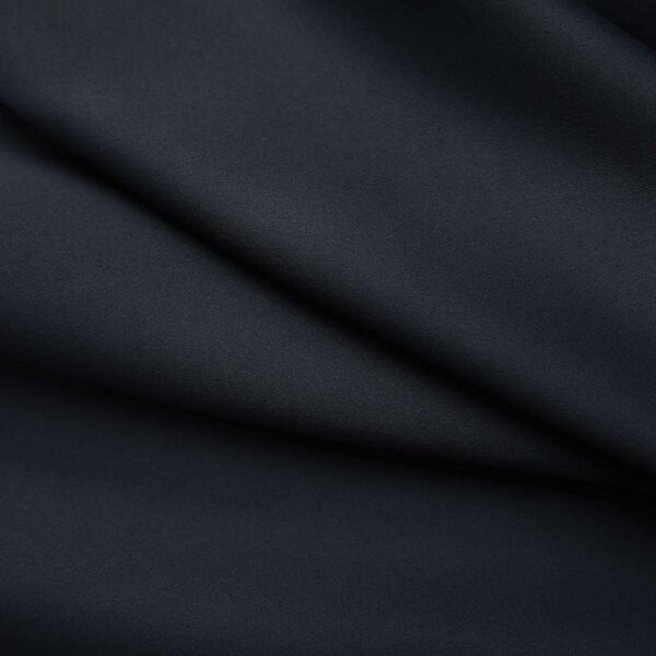 vidaXL Zasłony zaciemniające z haczykami, 2 szt., czarne, 140x245 cm