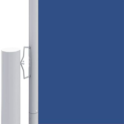 vidaXL Zwijana markiza boczna na taras, niebieska, 180 x 600 cm