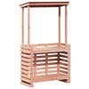 vidaXL Barowy stolik ogrodowy z daszkiem, 112,5x57x195,5 cm, drewniany