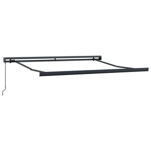 vidaXL Rama manualnej markizy 3 x 2,5 m antracytowy