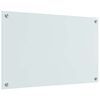 vidaXL Prz&oacute;d kuchenny 2 pcs Biały 80 x 50 cm szkło hartowane