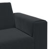 vidaXL Sofa do salonu 3 pcs Czarny
