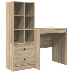 vidaXL Biurko Dąb Sonoma 115,5 x 50 x 127 cm 2 szt.