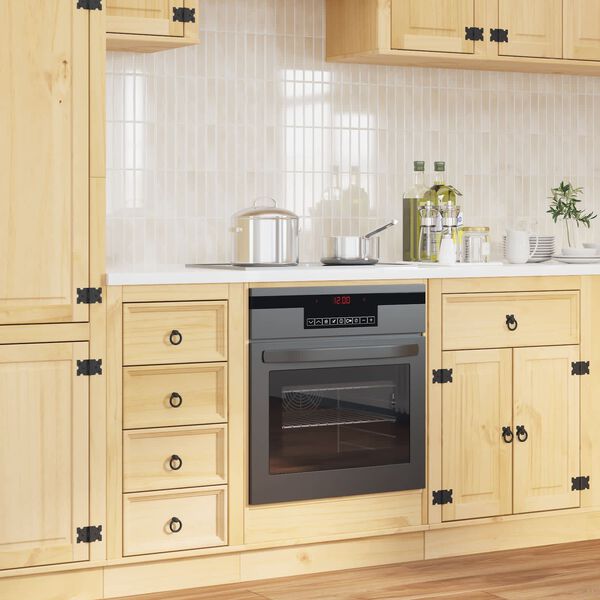 vidaXL Szafkowy SKI Miodowy Brąz 60 x 46 x 81 cm Lite drewno sosnowe