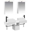 vidaXL Zestaw Szafek Łazienkowych 5 pcs Biały 50 x 14,5 x 70 cm