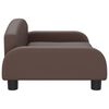 vidaXL Sofa dla dzieci, brązowa, 70x45x30 cm, sztuczna skóra