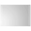 vidaXL Lustro łazienkowe LED przezroczysty 70 x 50 cm szkło hartowane