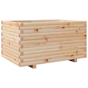 vidaXL Donica ogrodowa, 90x60x49,5 cm, lite drewno sosnowe