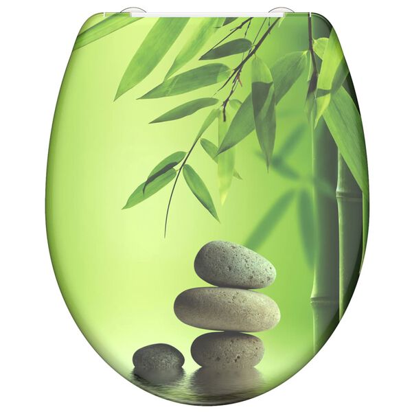 SCH&Uuml;TTE Deska sedesowa wolnoopadająca GREEN GARDEN, duroplast, nadruk