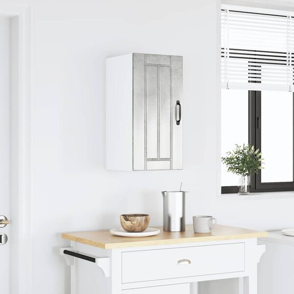 vidaXL Szafka ścienna kuchenna "Lucca" Betonowa szara Drewno klejone